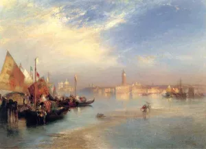 The Fisherman's Wedding Party painting by Thomas Moran