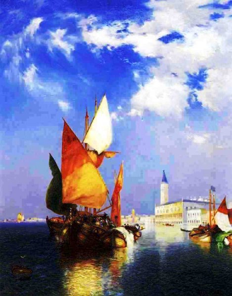 Main Product Photo of The Grand Canal, Venice Painting by Thomas Moran