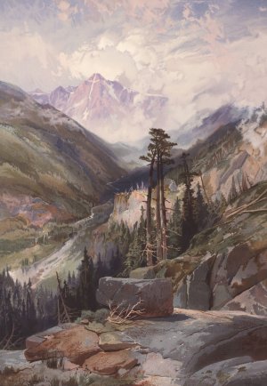 The Mountain of the Holy Cross, Colorado by Thomas Moran Oil Painting