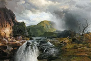 The Wilds of Lake Superior by Thomas Moran Oil Painting