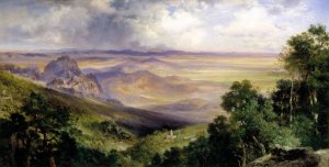 Valley of Cuernavaca by Thomas Moran Oil Painting