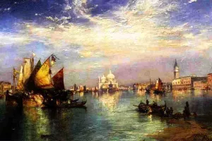 Venice 3 by Thomas Moran Oil Painting