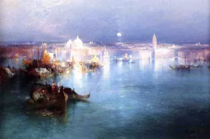 Venice from San Giorgio by Thomas Moran - Oil Painting Reproduction