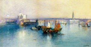 Venice from the Tower of San Giorgio by Thomas Moran Oil Painting