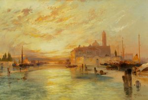 Venice by Thomas Moran Oil Painting