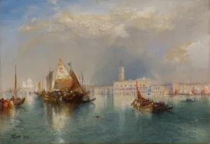 Venice by Thomas Moran Oil Painting