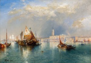 Venice by Thomas Moran Oil Painting