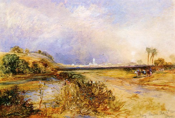 Vera Cruz, Mexico by Thomas Moran - Hand-Painted Oil Painting Reproduction