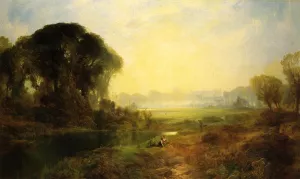 Windsor Castle by Thomas Moran - Oil Painting Reproduction
