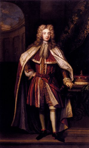Portrait Of Edward, 8th Baron Dudley, And 3rd Baron Ward 1683-1704 by Thomas Murray Oil Painting