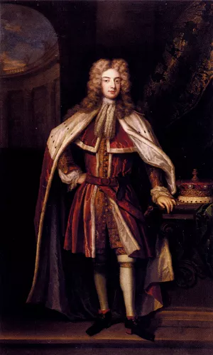Portrait Of Edward, 8th Baron Dudley, And 3rd Baron Ward 1683-1704 by Thomas Murray Oil Painting