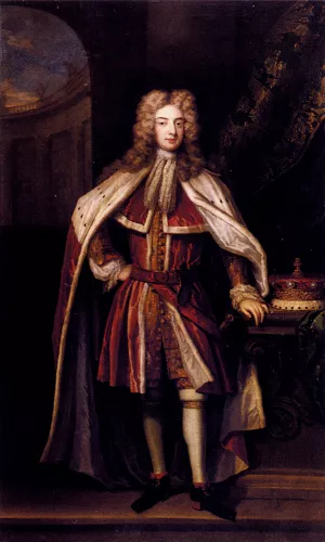 Portrait Of Edward, 8th Baron Dudley, And 3rd Baron Ward 1683-1704 Oil painting by Thomas Murray