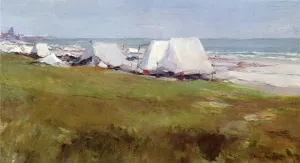 New Jersey Shore by Thomas P Anshutz - Oil Painting Reproduction