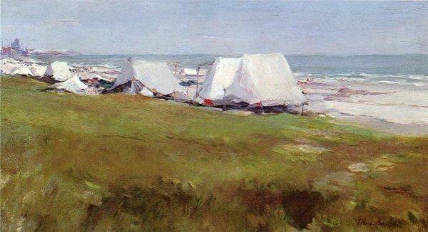 Main Product Photo of New Jersey Shore Painting by Thomas P Anshutz