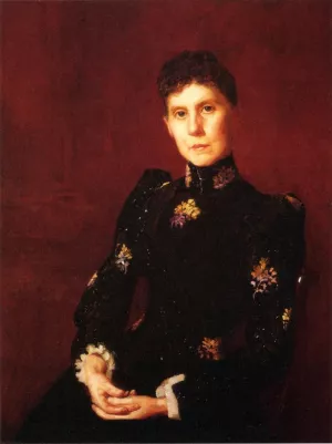 Portrait of Emily Fairchild Pollock by Thomas P Anshutz - Oil Painting Reproduction
