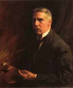 Self Portrait by Thomas P Anshutz Oil Painting