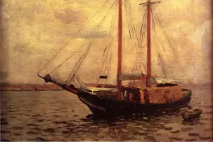 The Lumber Boat by Thomas P Anshutz - Oil Painting Reproduction