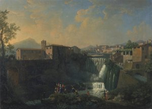 A View of Tivoli by Thomas Patch Oil Painting