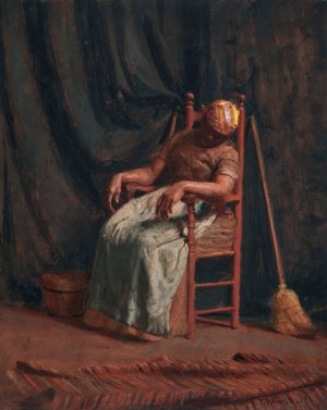 Aunt Hannah by Thomas Pollock Anshutz Oil Painting