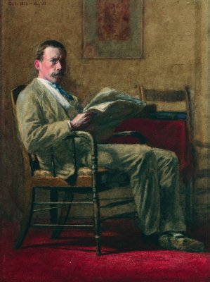 Portrait of a Philadelphia Gentleman by Thomas Pollock Anshutz Oil Painting