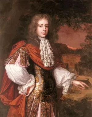 Portrait of William Tighe 1657-1679 by Thomas Pooley Oil Painting