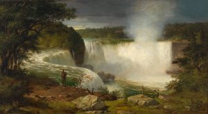 Niagara Falls by Thomas Prichard Rossiter Oil Painting