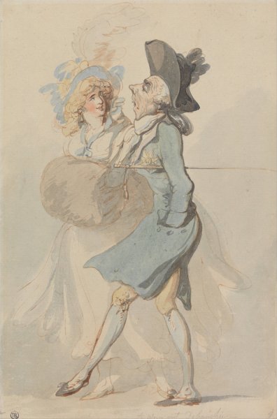 Main Product Photo of A Worn Out Debauchee Painting by Thomas Rowlandson