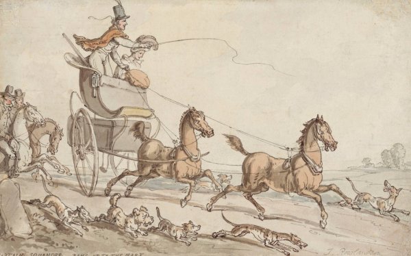 Main Product Photo of Captain Squander, bang up to the mark Painting by Thomas Rowlandson