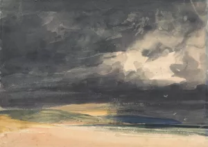 A Storm on the Coast Oil painting by Thomas Shotter Boys