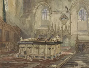 Graftombe van Sir George Broke, Lord Cobham en zijn vrouw Anne by Thomas Shotter Boys Oil Painting