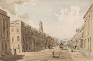 Regent Street, Looking Toward Piccadilly From Waterloo Place by Thomas Shotter Boys Oil Painting