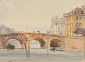 The Pont Neuf by Thomas Shotter Boys Oil Painting