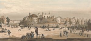 The Tower and the Mill by Thomas Shotter Boys Oil Painting