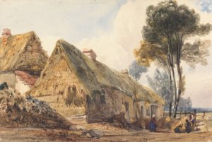 View at Swiss Cottage, London by Thomas Shotter Boys Oil Painting