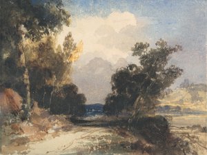 View Near Arundel Castle by Thomas Shotter Boys Oil Painting