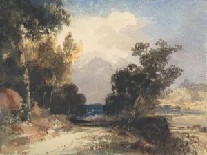 View Near Arundel Castle by Thomas Shotter Boys Oil Painting