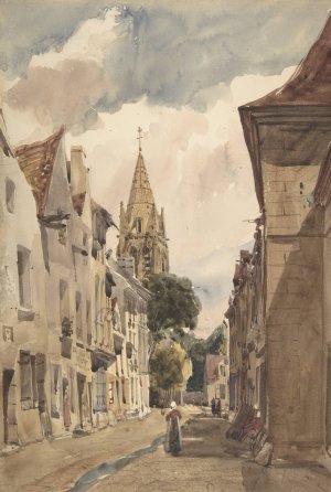 View of Issy by Thomas Shotter Boys Oil Painting