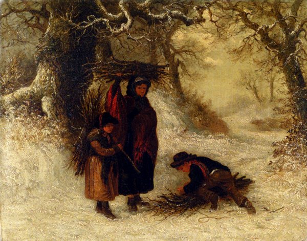 Faggot Gatherers by Thomas Smythe - Hand-Painted Oil Painting Reproduction