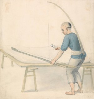 Chinese Youth Weaving by Thomas Stothard Oil Painting