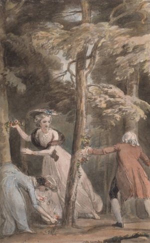 Illustration to the Virtuous Orphan by Thomas Stothard Oil Painting