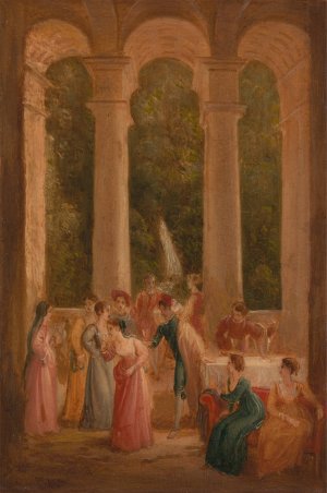 The Dance by Thomas Stothard Oil Painting
