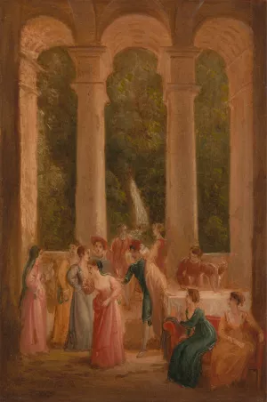 The Dance by Thomas Stothard Oil Painting