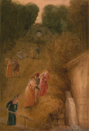 The Mill by Thomas Stothard Oil Painting