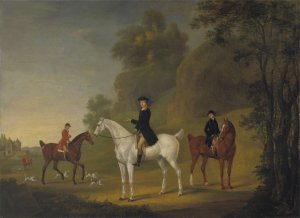 Lord Bulkeley and his Harriers, his Huntsman John Wells and Whipper-In R. Jennings by Thomas Stringer Oil Painting