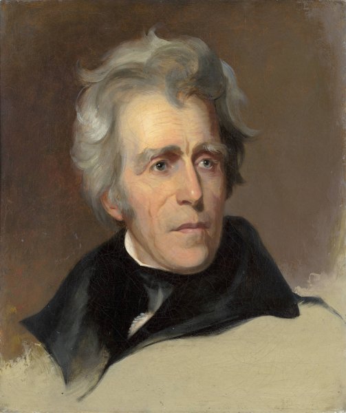Andrew Jackson  by Thomas Sully - Hand-Painted Oil Painting Reproduction