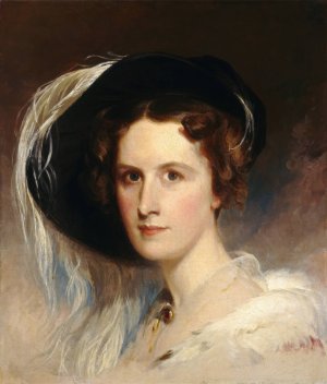 Ann Biddle Hopkinson by Thomas Sully Oil Painting