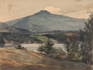 Catskill - from J R Livingstons. TS by Thomas Sully Oil Painting