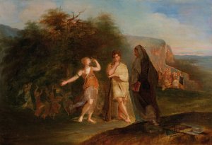 Choice of Hercules by Thomas Sully Oil Painting