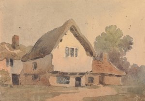 Cottage by Thomas Sully Oil Painting