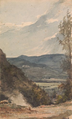 Fort Putnam From Across the River by Thomas Sully Oil Painting